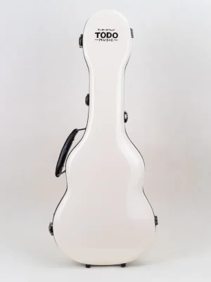 Todo Music Premium Fiberglas Sopran Ukulele-Koffer - Weiß - Top bewertet